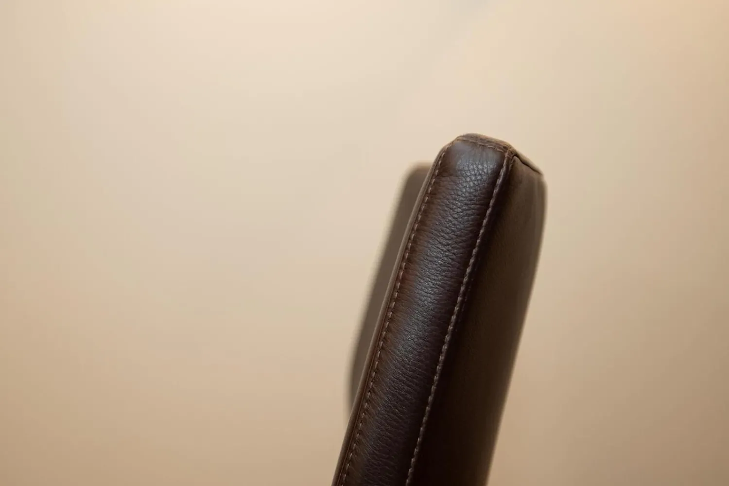 Wittmann Stuhlsets|2er Set Stuhl Toga Leder Genuin Mokka Braun Füße Buche Wenge Gebeizt