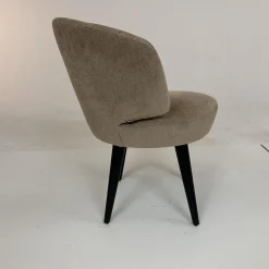 Werther Stuhlsets|3er Set Stuhl Trick XL Bezug Stoff U9999T Divan Braun Grau Holzuntergestell Schwarz Gebeizt Mit Drehbeschlag Einmal Mit Rückstellfunktion