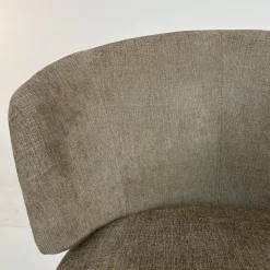 Werther Stuhlsets|3er Set Stuhl Trick XL Bezug Stoff U9999T Divan Braun Grau Holzuntergestell Schwarz Gebeizt Mit Drehbeschlag Einmal Mit Rückstellfunktion