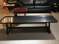 B&B Italia Beistelltische|2er Set Tisch Recipio Shelllack In Rot Und Schwarz