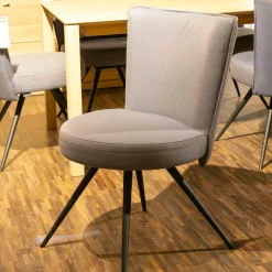 Venjakob Stuhlsets|6-er Stuhlgruppe LS 010317 Bezug Amsterdam Blau Gestell Metall Anthrazit Matt