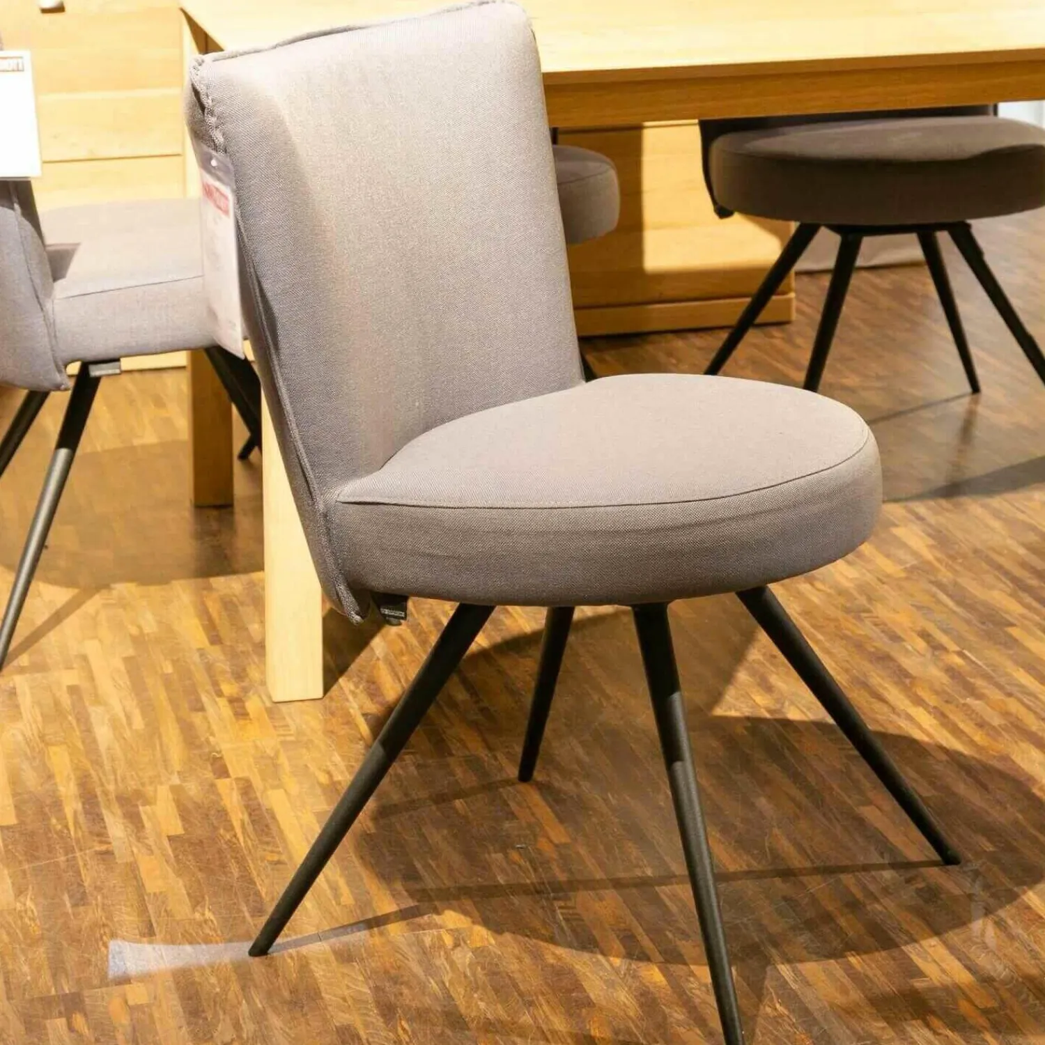 Venjakob Stuhlsets|6-er Stuhlgruppe LS 010317 Bezug Amsterdam Blau Gestell Metall Anthrazit Matt