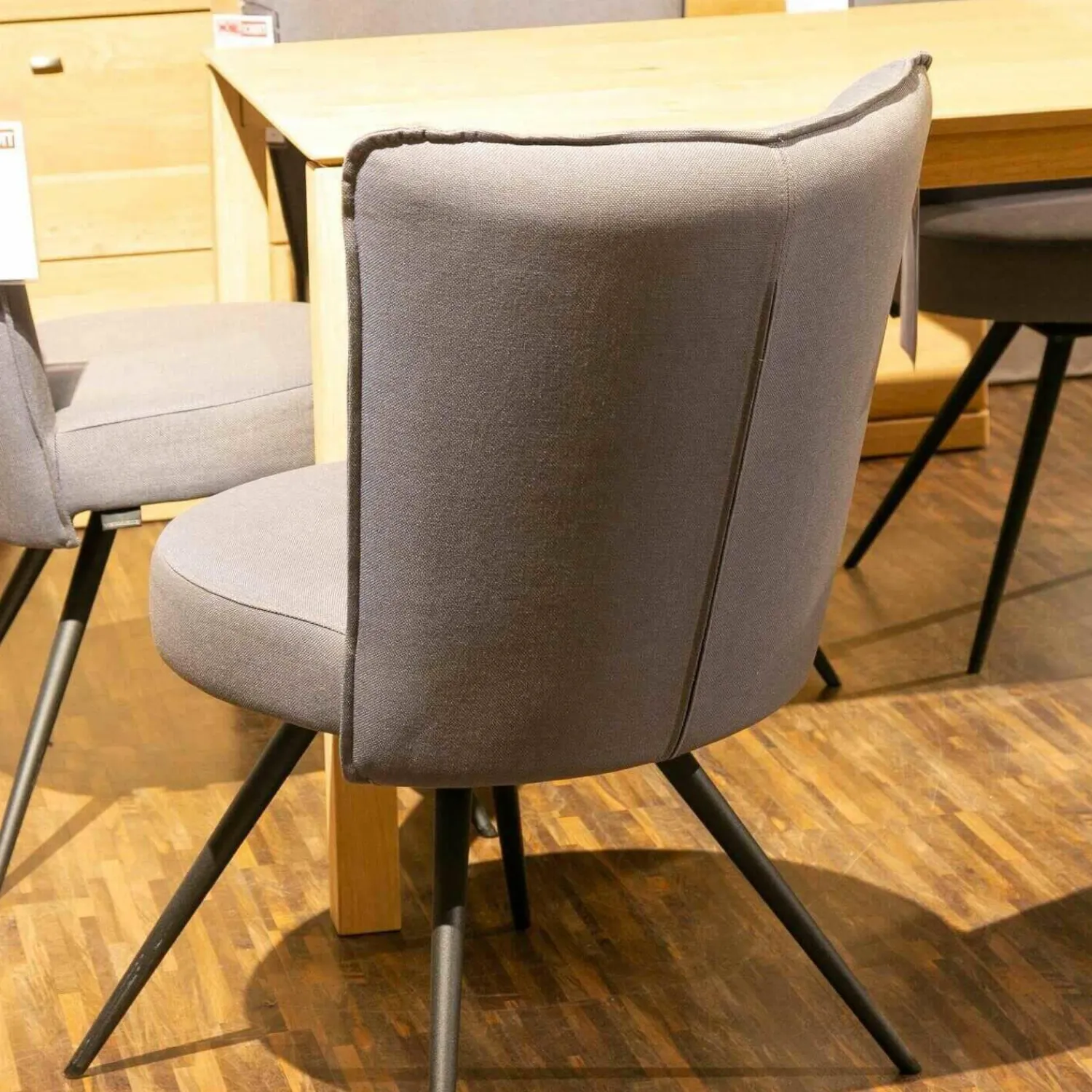 Venjakob Stuhlsets|6-er Stuhlgruppe LS 010317 Bezug Amsterdam Blau Gestell Metall Anthrazit Matt