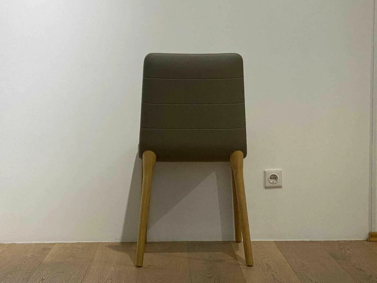 Tonon Stuhlsets|4-er Stuhlgruppe Pit x16 Grau Füße Holz Lackiert