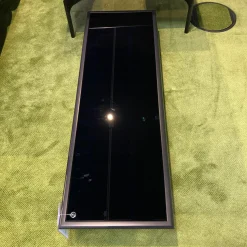 Rolf Benz Couchtische|2er-Set 901 Couchtisch Tischplatte Naturstein Carrara Gestell Buche Schwarz