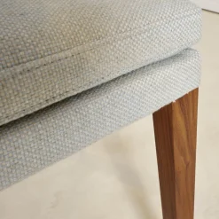 Bielefelder Werkstätten Stuhlsets|4er-Set Armlehnstuhl Saloni Bezug 1602-15 Gestell Nussbaum Geölt