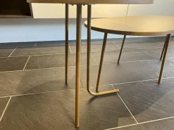 COR Beistelltische|2er-Set Beistelltisch Und Couchtisch Bond Lack Khaki Grün Braun