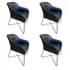 Wendelbo Stuhlsets|4er-Set Caspar Chair Leder Treviso Black Schwarz Gesell Schwarz