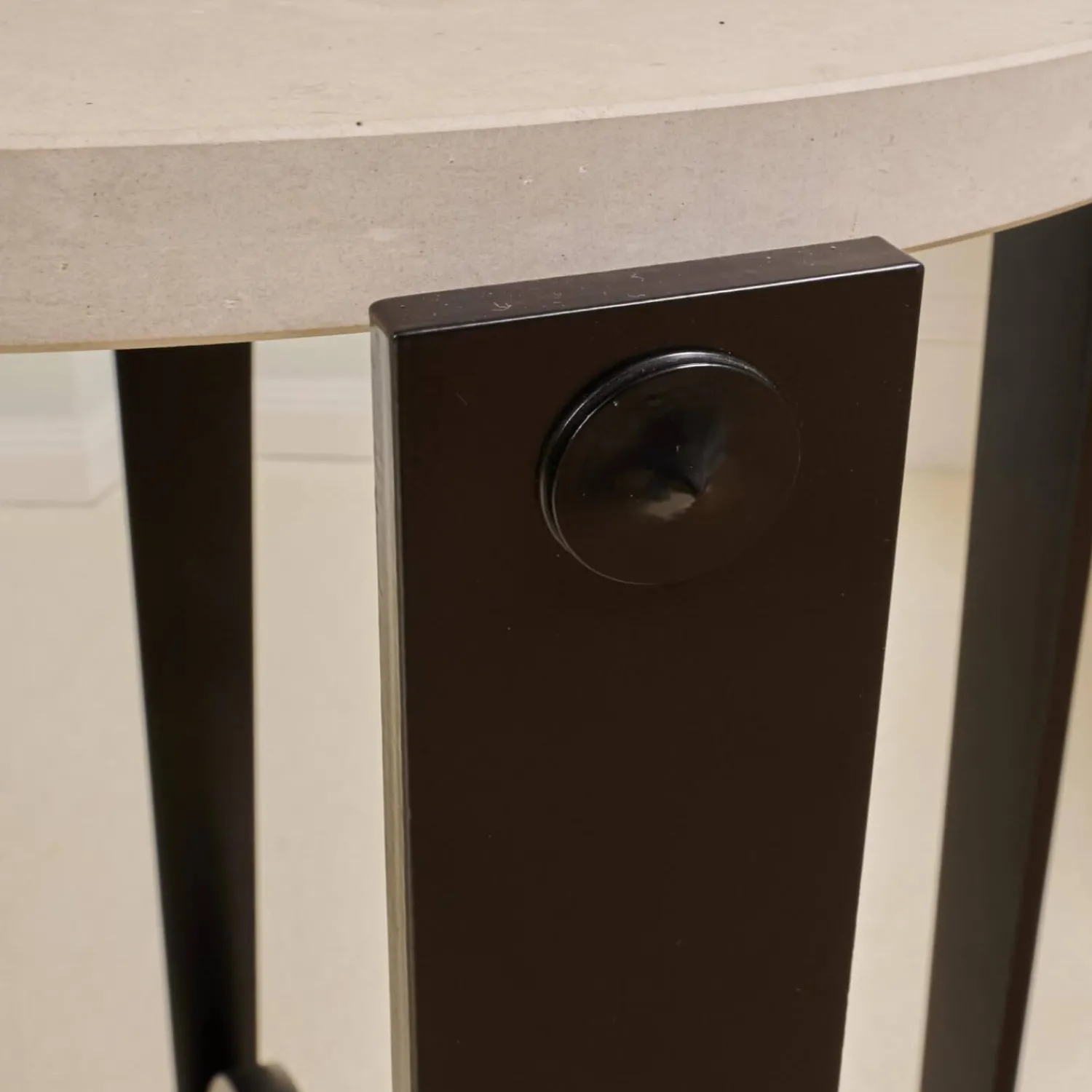 Donghia Stuhlsets|2er-Set Eisensäule Schwarz Mit Marmorplatte