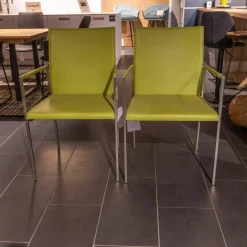 Scholtissek Stuhlsets|2er-Set Kosmos II Armlehnstuhl Leder Apple 2-38 Grün