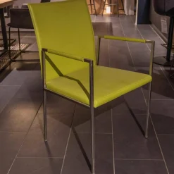 Scholtissek Stuhlsets|2er-Set Kosmos II Armlehnstuhl Leder Apple 2-38 Grün