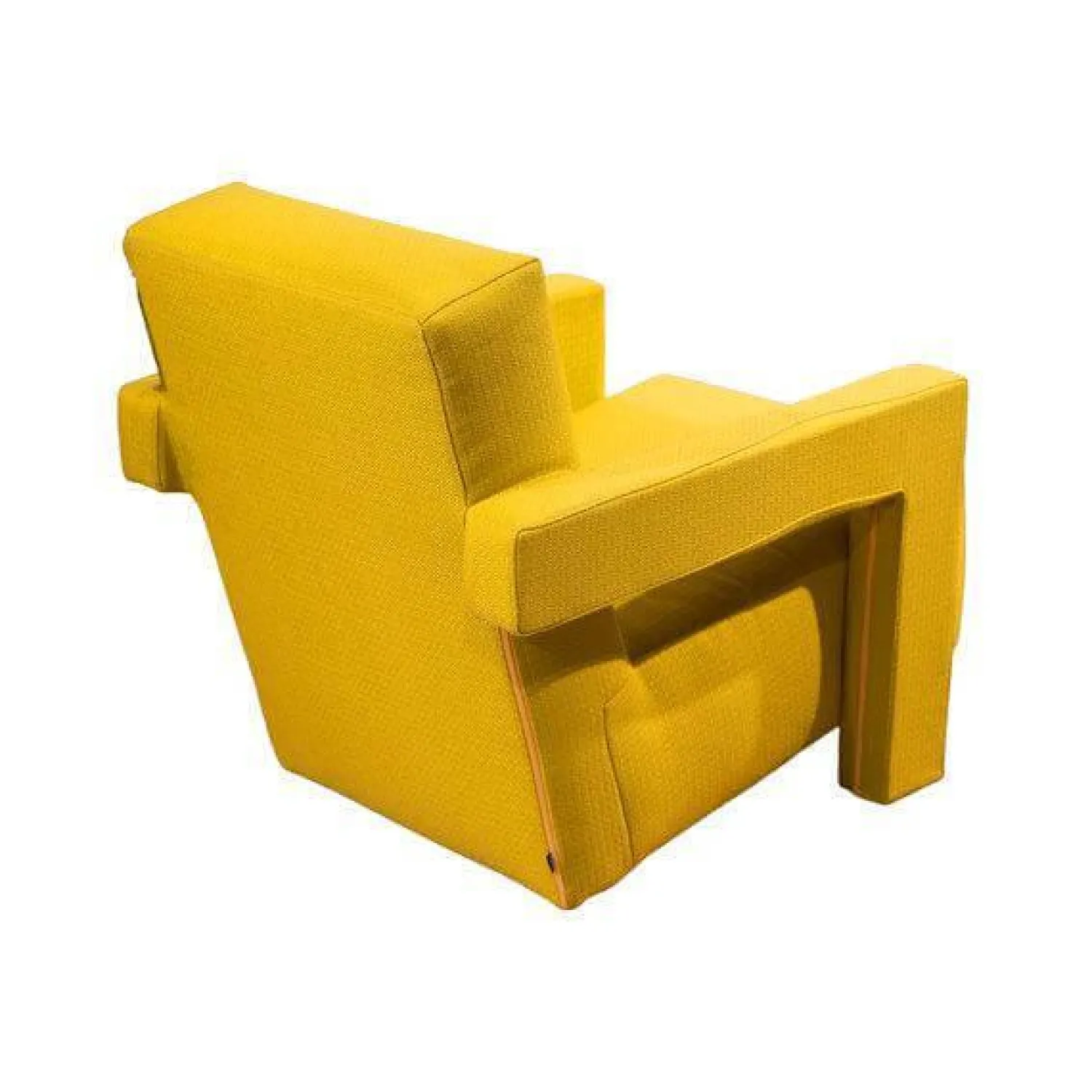 Cassina Loungemöbel|2er-Set Outdoorsessel Utrecht XL Stoff Gelb Mit Knopflochstich Gestell Stahl Mit Stoff Bezogen Gelb