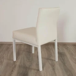 Manutti Gartenstühle|4er-Set Outdoorstühle Liner Kunstleder Weiß