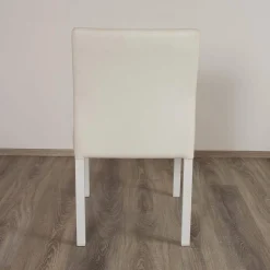 Manutti Gartenstühle|4er-Set Outdoorstühle Liner Kunstleder Weiß