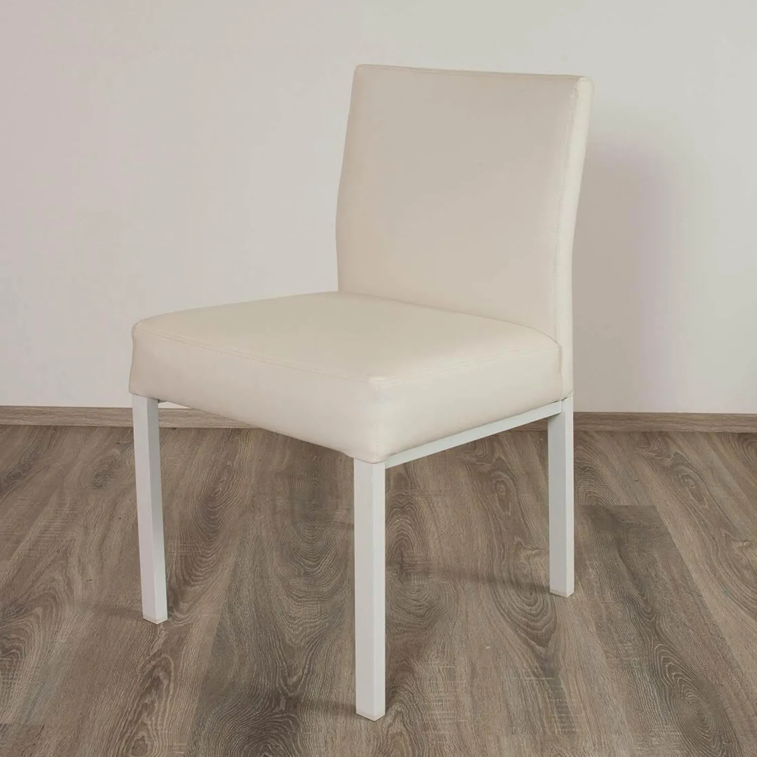 Manutti Gartenstühle|4er-Set Outdoorstühle Liner Kunstleder Weiß