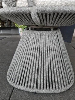 B&B Italia Gartenstühle|6er-Set Outdoorstuhl Flair Stoff Lola Weiß