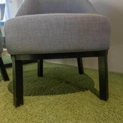 Troels Stuhlsets|2er-Set Sessel Alf Eiche Schwarz Stoff 401 Casual 58 Light Blue