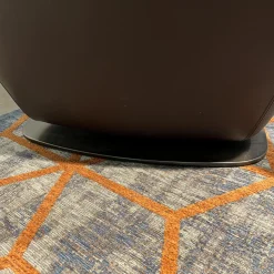 Leolux Stuhlsets|2er-Set Sessel Cantate Leder Raffino 210 Mustang Fuß Stahl Epoxy E2200 Nuit