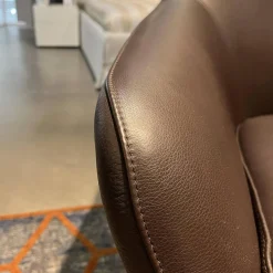 Leolux Stuhlsets|2er-Set Sessel Cantate Leder Raffino 210 Mustang Fuß Stahl Epoxy E2200 Nuit