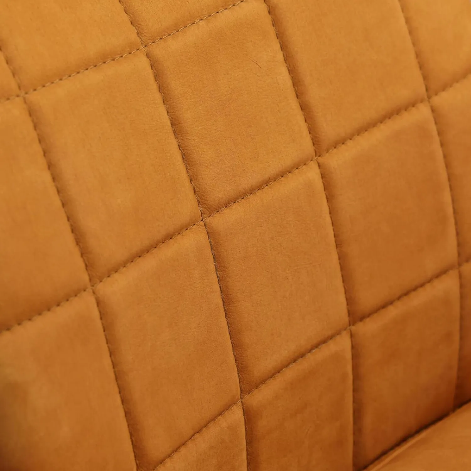 Lavida Stuhlsets|6er-Set Sessel Ricardo Leder Kenia Cognac Braun Drehgestell Edelstahl Matt Mit Gleiterstopfen