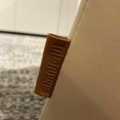 Montis Stuhlsets|2er-Set Sessel Windy Leder Elmosoft 02119 Beige mit Chromfüßen