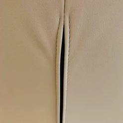 Montis Stuhlsets|2er-Set Sessel Windy Leder Elmosoft 02119 Beige mit Chromfüßen