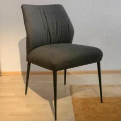 Mobitec Stuhlsets|6er-Set Stühle Enora Stoff Bogota Black Gestell Metall Black