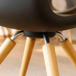 Tonon Stuhlsets|4er-Set Stühle Up Chair Schale Soft Touch X15 Gestell Massiv Geölt