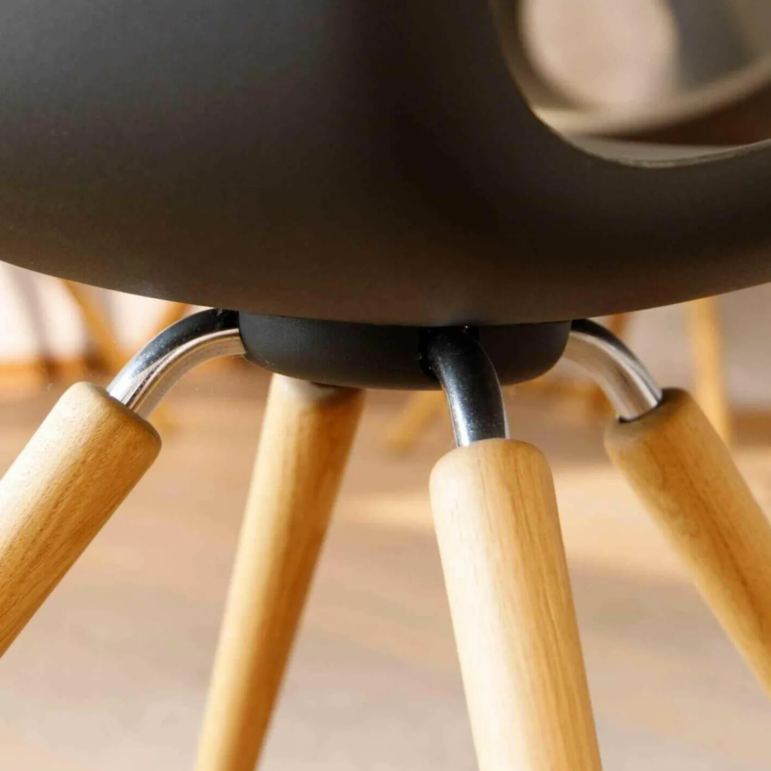 Tonon Stuhlsets|4er-Set Stühle Up Chair Schale Soft Touch X15 Gestell Massiv Geölt