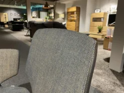 Team 7 Stuhlsets|2er-Set Stuhl Aye ALSF MA R Vorne Stoff Canva Hinten Leder 2407 70272 Schwarz Braun Gestell Eiche Naturöl