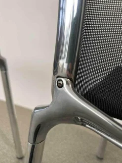 Alias Stuhlsets|2er-Set Stuhl Bigframe Netzgewebe Schwarz Gestell Aluminium