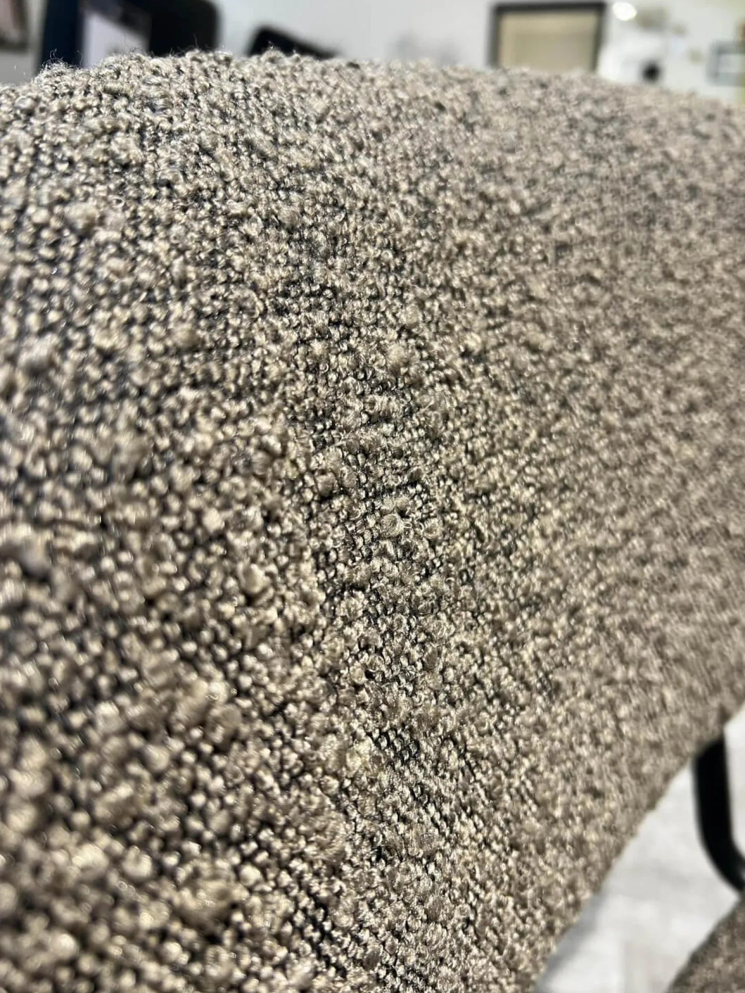 Raum.Freunde Stuhlsets|6er-Set Stuhl Bouc Stoff Ascot Mouse Grau Schwarz 4 Fuß Schwarz Pulverbeschichtet