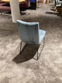 Natura Stuhlsets|6er-Set Stuhl Calgary Stoff Fusion Niagara 158 & Indigo 90 Blau