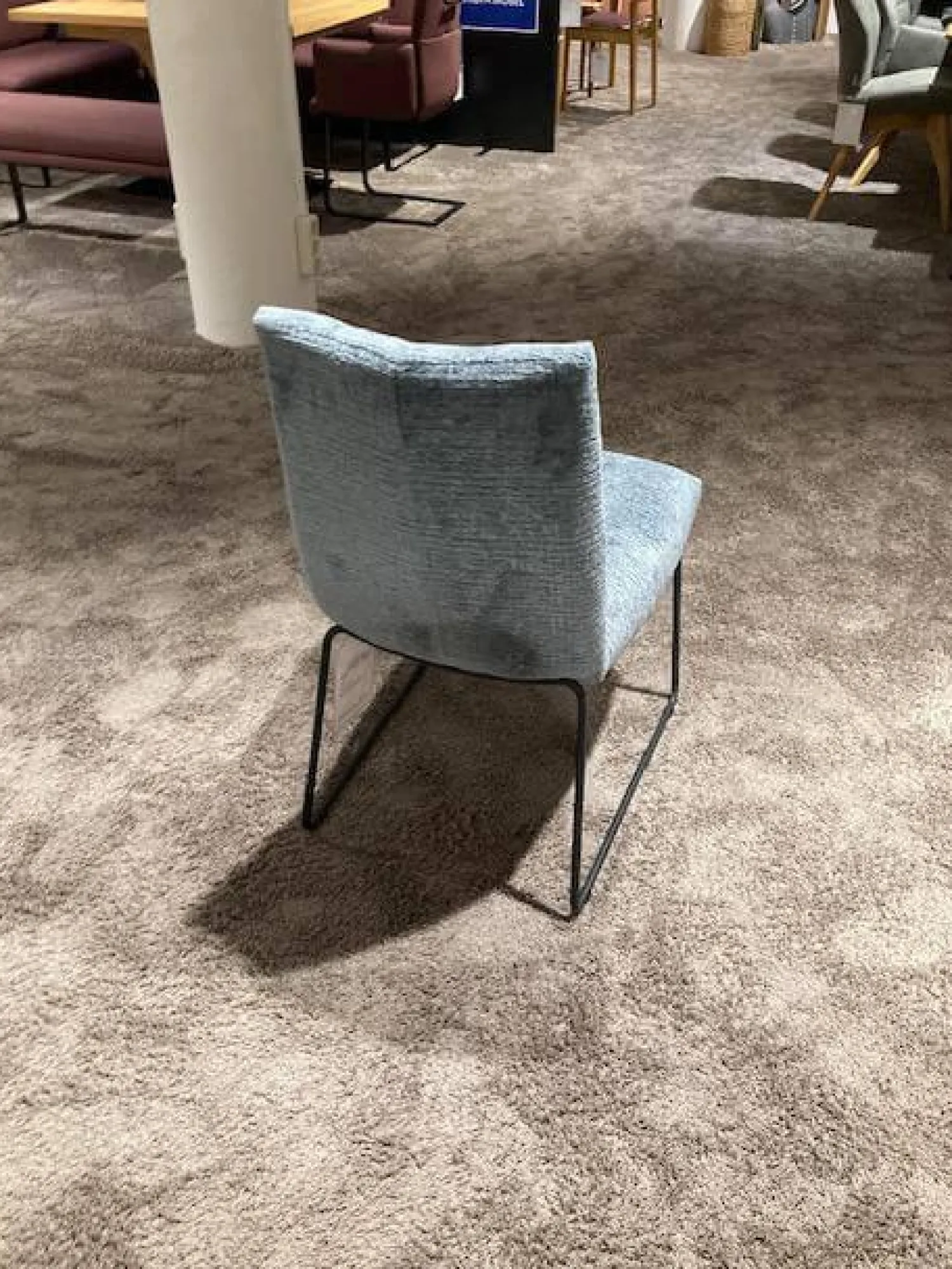 Natura Stuhlsets|6er-Set Stuhl Calgary Stoff Fusion Niagara 158 & Indigo 90 Blau