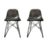 Moooi Stuhlsets|2er-Set Stuhl Carbon Chair Schwarz Mit Kissen