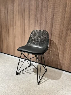 Moooi Stuhlsets|2er-Set Stuhl Carbon Chair Schwarz Mit Kissen