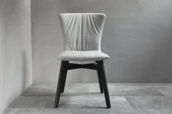 Draenert Stuhlsets|2er-Set Stuhl Dexter 2056 ohne Armlehne Leder 2 Elmosoft Weiß