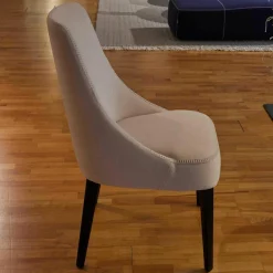 B&B Italia Stuhlsets|6er-Set Stuhl Febo Maxalto Apta Stoff Licata Natur Beine Eiche Schwarz