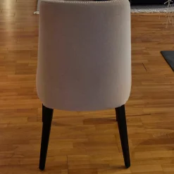 B&B Italia Stuhlsets|6er-Set Stuhl Febo Maxalto Apta Stoff Licata Natur Beine Eiche Schwarz