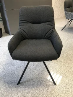 Venjakob Stuhlsets|2er-Set Stuhl Greta 2274 Stoff Innenschale Dallas Anthrazit Außenschale Enschede