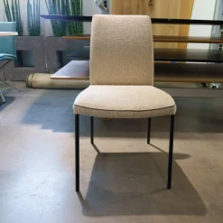 Christine Kröncke Stuhlsets|5er-Set Stuhl Jaro 100 Stoff Frozen Harmony Gestell Schwarz