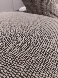 Venjakob Stuhlsets|3er-Set Stuhl July Stoff Freiburg Stone Beige Grau Gestell Metall Anthrazit Pulverbeschichtet