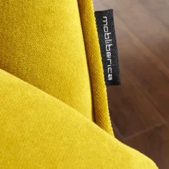 Mobliberica Stuhlsets|2er-Set Stuhl Kedua Bezug BEL-105 A Dreieckiges Metallrohrgestell