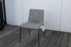 Walter Knoll Stuhlsets|2er-Set Stuhl Liz Mit Und Ohne Armlehne Stoff TAO 7734 Grau Gestell Stahl Pulverbeschichtet