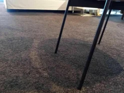 More Stuhlsets|2er-Set Stuhl Luz Stoff Sahara Beige ohne Armlehne Gestell Schwarz