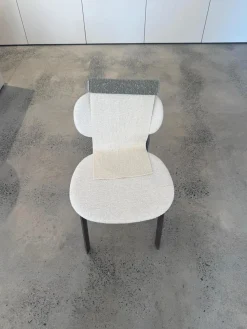 Acerbis Stuhlsets|6er-Set Stuhl Med Stoff G Moss 04 R648 Beige Gestell Nussbaum Dunkel Gebeizt