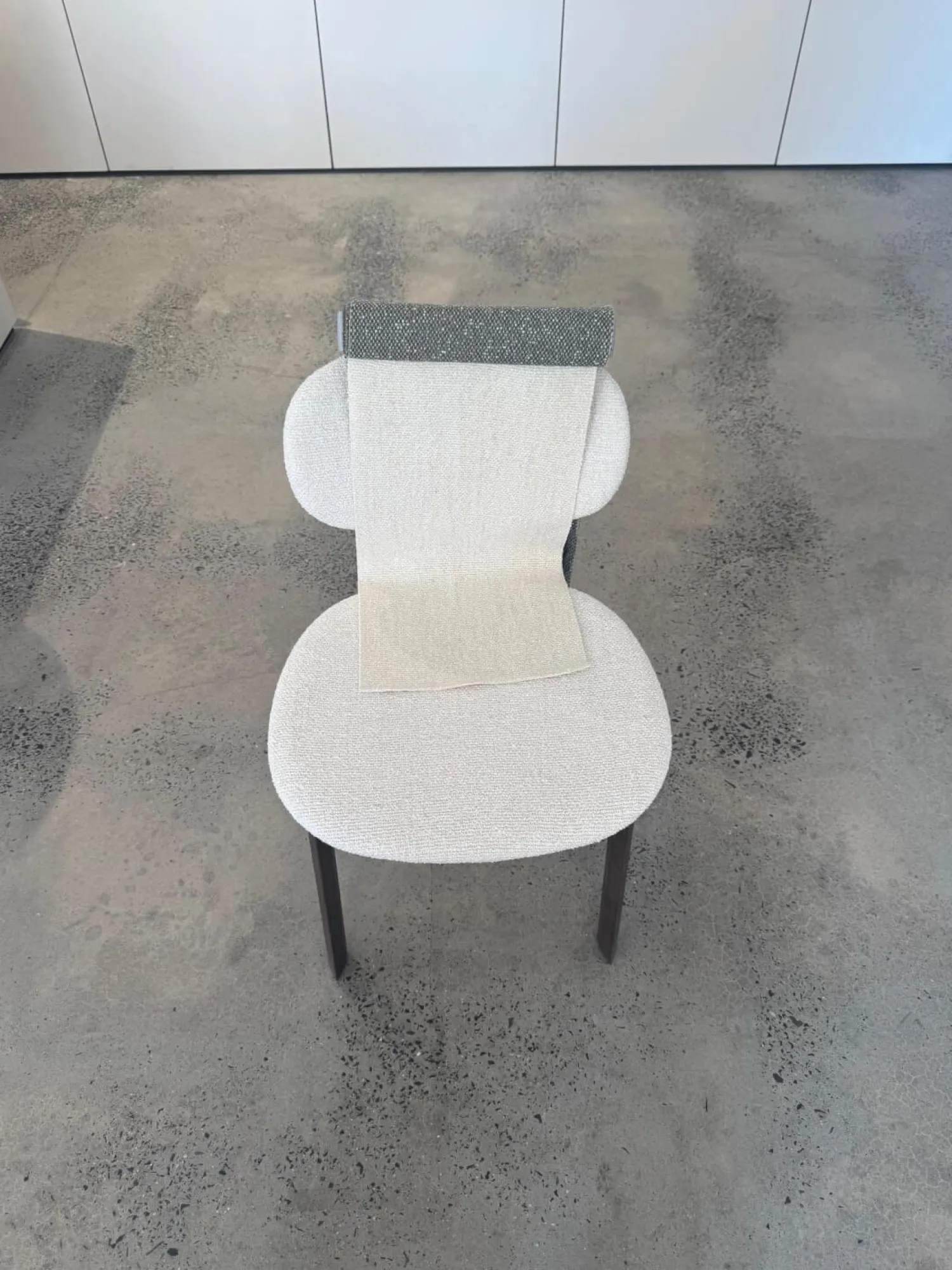 Acerbis Stuhlsets|6er-Set Stuhl Med Stoff G Moss 04 R648 Beige Gestell Nussbaum Dunkel Gebeizt