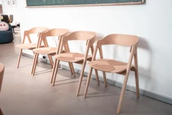 Hammel Stuhlsets|4er-Set Stuhl Mette Eiche Unbehandelt Flechtsitz Natur Holzrücken