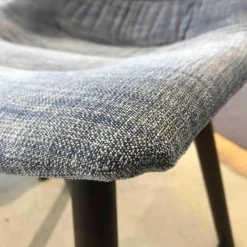 Girsberger Stuhlsets|3er-Set Stuhl Nava Stoff Maple 742 Grau Blau