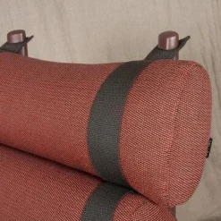 Kettal Gartenstühle|2er-Set Stuhl Outdoor Roll Stoff 308 Sandstone Laminate Gestell Sepia